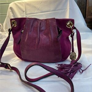 Vince Camuto Leather Crossbody Bag with Tassel